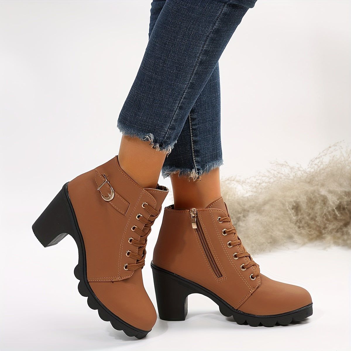 Aria - Orthopedic Boots With Heel