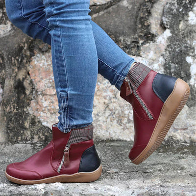 Kinsley - Orthopedic zippered boots
