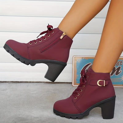 Aria - Orthopedic Boots With Heel