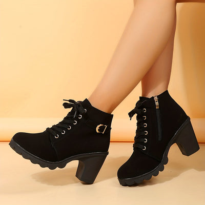 Aria - Orthopedic Boots With Heel