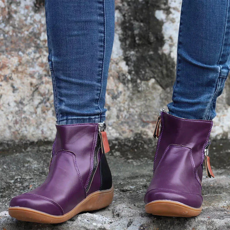 Kinsley - Orthopedic zippered boots