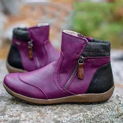 Kinsley - Orthopedic zippered boots