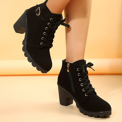 Aria - Orthopedic Boots With Heel