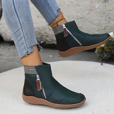 Kinsley - Orthopedic zippered boots