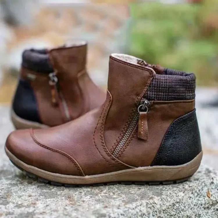 Kinsley - Orthopedic zippered boots