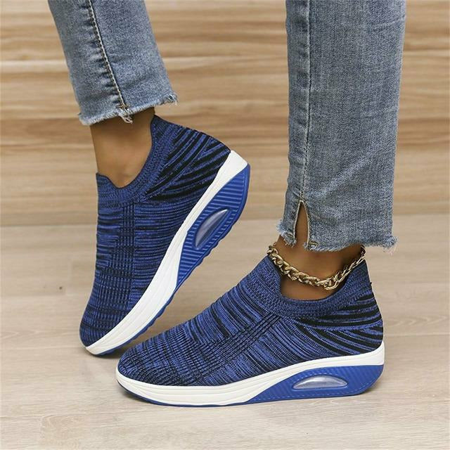 Grace | Women's Ergonomic Mesh and Air Heel Slip-On Sneakers