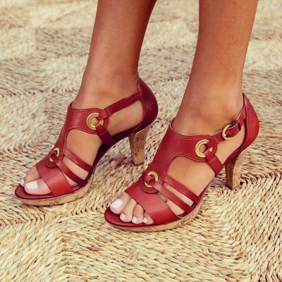 Katherine | Comfortable sandals with heel