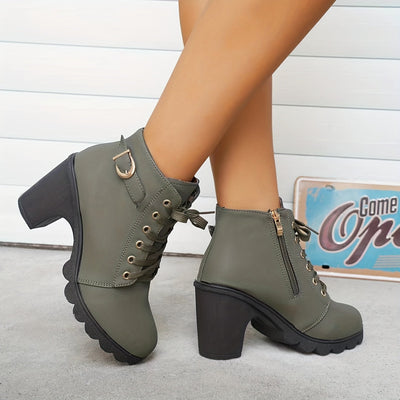 Aria - Orthopedic Boots With Heel