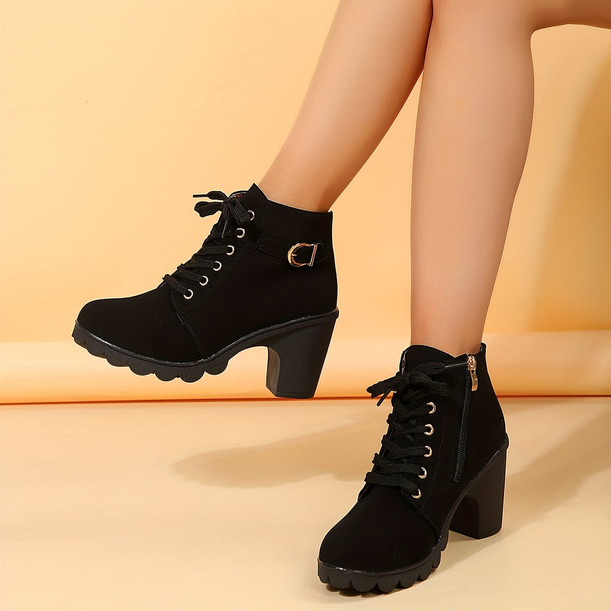 Aria - Orthopedic Boots With Heel