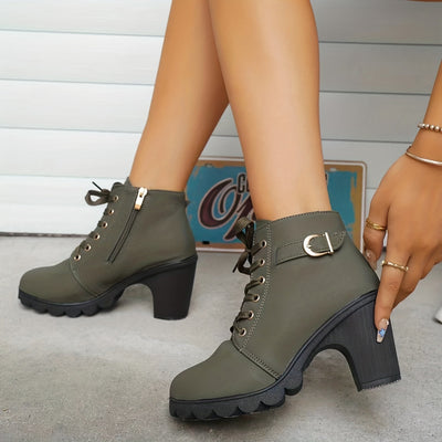 Aria - Orthopedic Boots With Heel