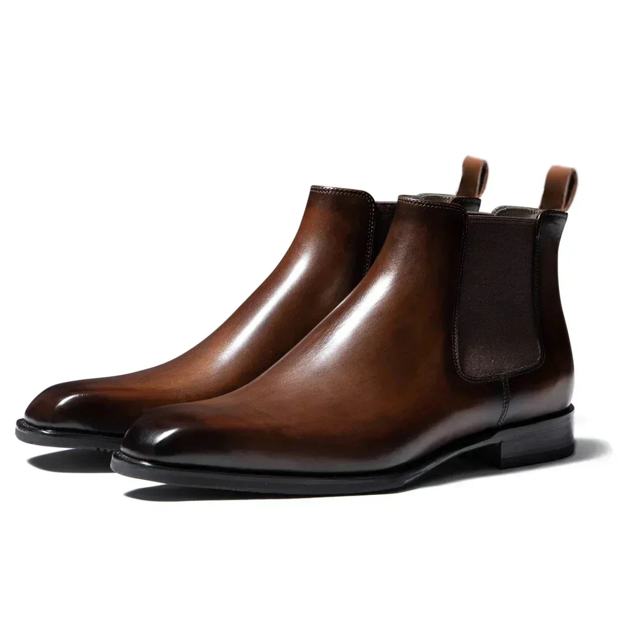 Isaac™ | Sophisticated leather Chelsea boots